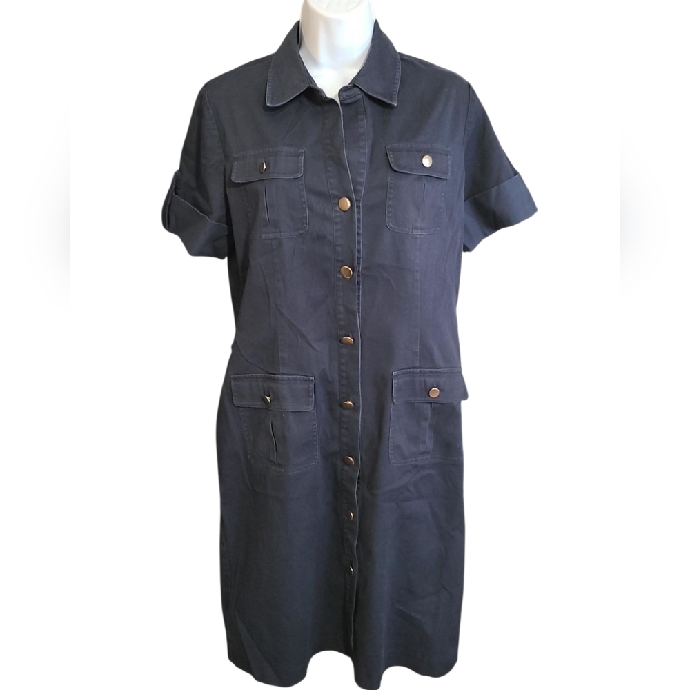 RALPH LAUREN DRESS Navy Denim 10